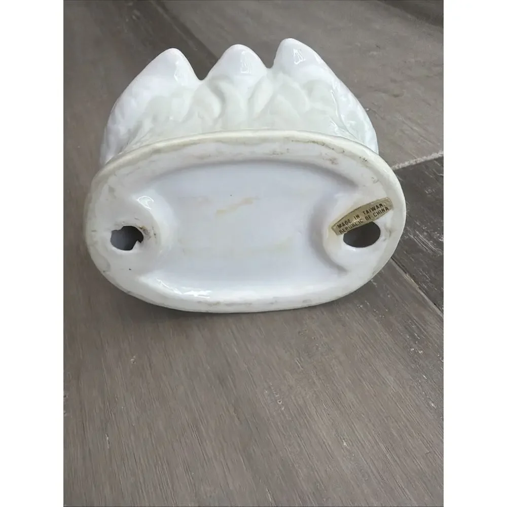 Ceramic Duck Goose Taper Candle Holder Grandmacore Cottagecore Vintage